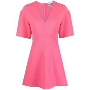 Ganni Baby Pink Mini Dress